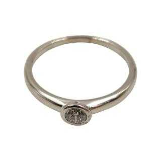 Bague Or Blanc 18 Ct & Diamant