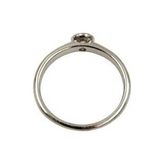 Bague Or Blanc 18 Ct & Diamant