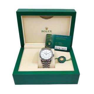 Rolex Sky-Dweller 42 Jubile White Dial