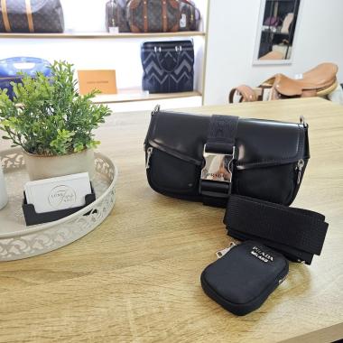 Sac à main Prada Saffiano Bleu
