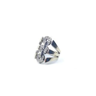 Bague Bulgari Astrale Or Blanc 18Ct & Diamants