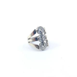 Bague Bulgari Astrale Or Blanc 18Ct & Diamants