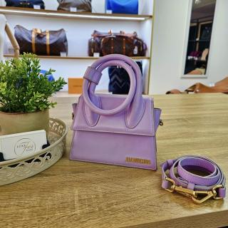 Sac à main Jacquemus Le Chiquito Nœud Violet