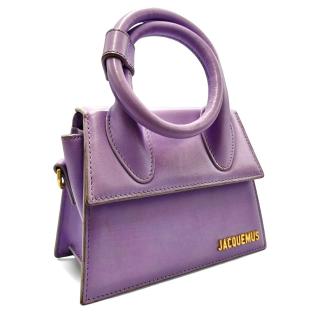 Sac à main Jacquemus Le Chiquito Nœud Violet