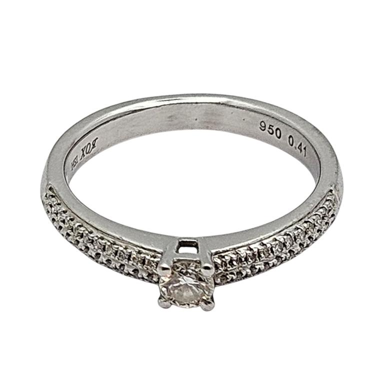Bague Platine et Diamants