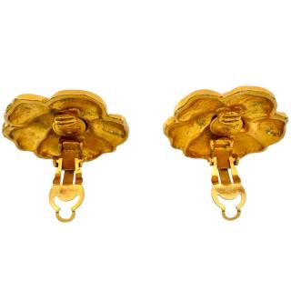 Boucles D'Oreilles Chanel Camelia