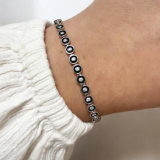 Bracelet Or blanc et Diamants