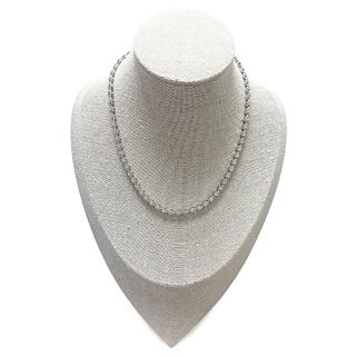 Collier Or blanc 18ct et Diamants