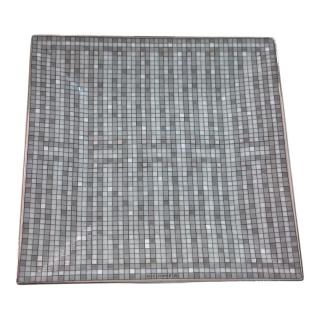 Petit carré Mosaïque au 24 platine n°2
