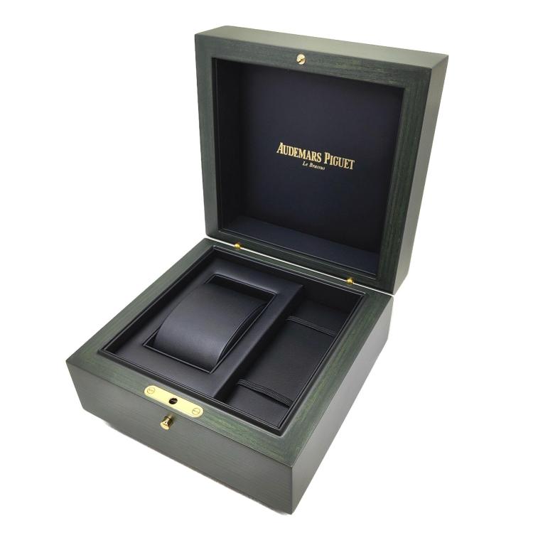 Boîte Audemars Piguet en bois verte