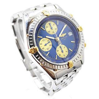 Breitling Chronomat Two Tone Blue Dial
