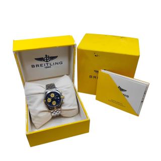 Breitling Chronomat Two Tone Blue Dial