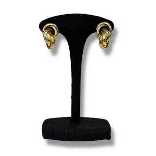 Boucles d'oreilles 3 ors 18ct