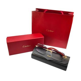 Lunettes Cartier Exception Wood CT0286o 004