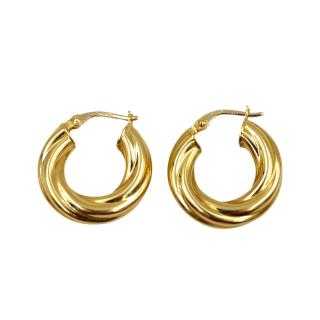 Boucles d'Oreilles Or Jaune 18 Ct