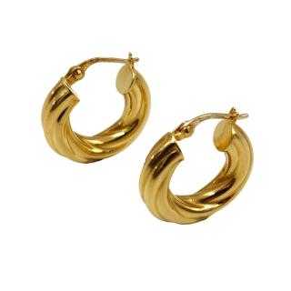 Boucles d'Oreilles Or Jaune 18 Ct