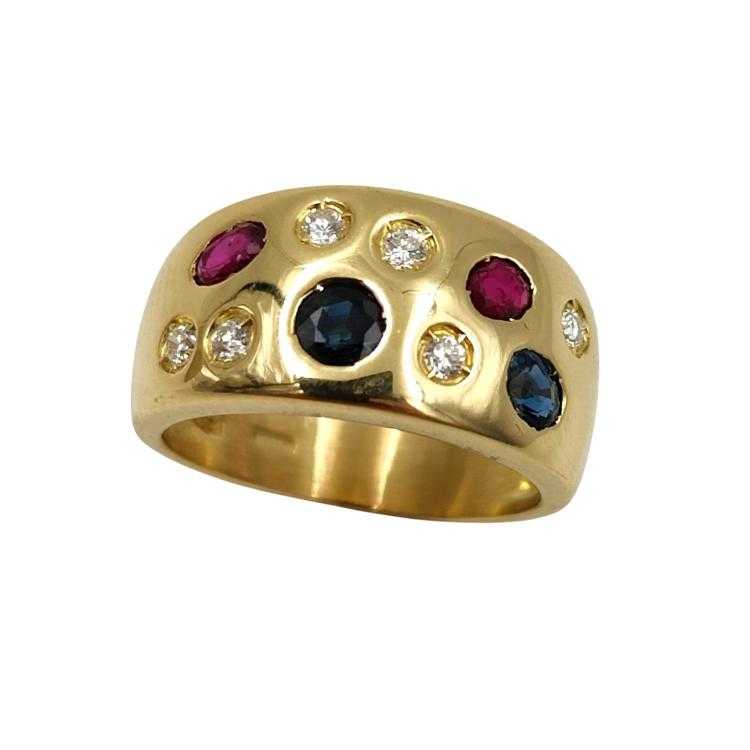 Bague Or Jaune 18 Ct