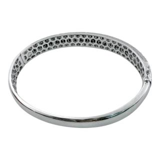 Bracelet Jonc Or 18CT & Diamants Blancs/Noirs