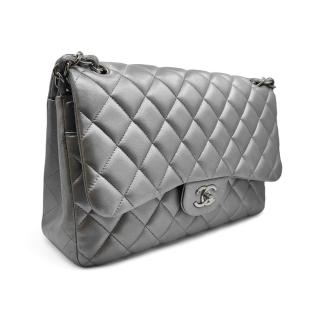 Sac à main Chanel Jumbo silver