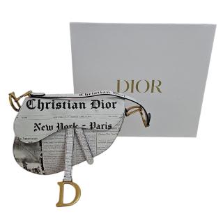 CHRISTIAN DIOR Saddle Bag Newspaper