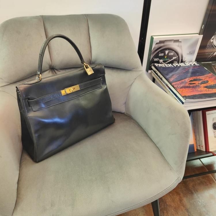 Sac à main Hermes Kelly Black
