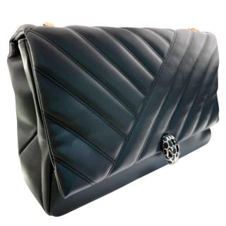 Sac Bvlgari Serpenti Cabochon Moyen en Cuir
