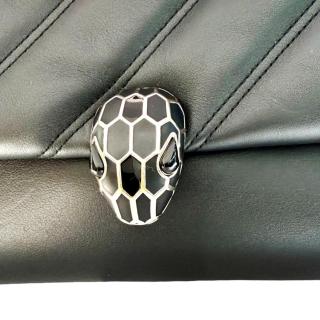 Sac Bvlgari Serpenti Cabochon Moyen en Cuir