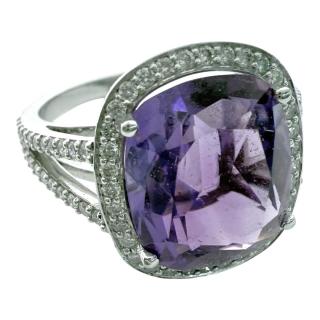 Bague Meylan Or 18ct Améthyste & Diamants