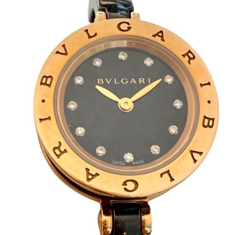 Bvlgari B.zero 1 Or 18Ct & Céramique Noire
