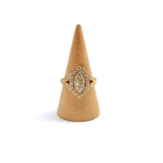 Bague Cartier « Marquise » Or Jaune 18k & Diamants