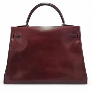 Sac à main Hermès Kelly 32 Bordeaux