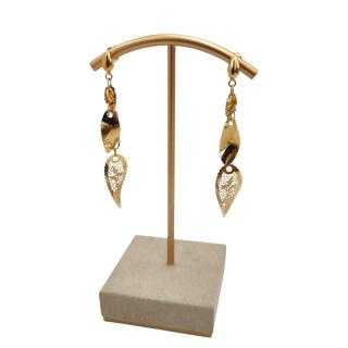Boucles d'Oreilles Or Jaune 18 Ct