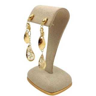 Boucles d'Oreilles Or Jaune 18 Ct
