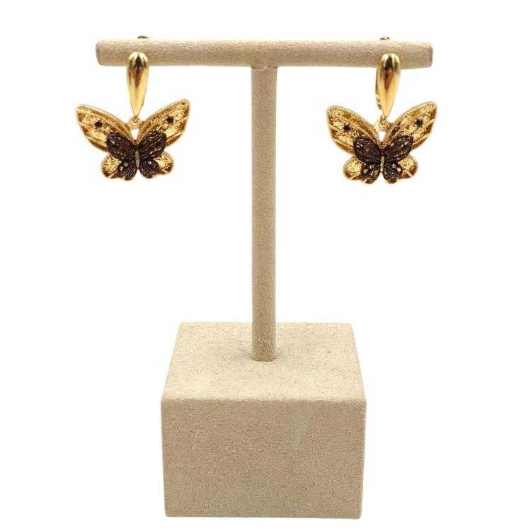Boucles d'Oreilles Or Jaune 14 Ct