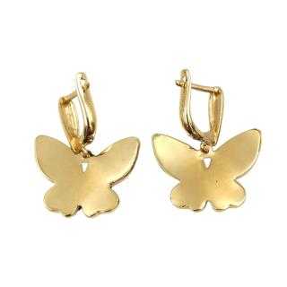 Boucles d'Oreilles Or Jaune 14 Ct