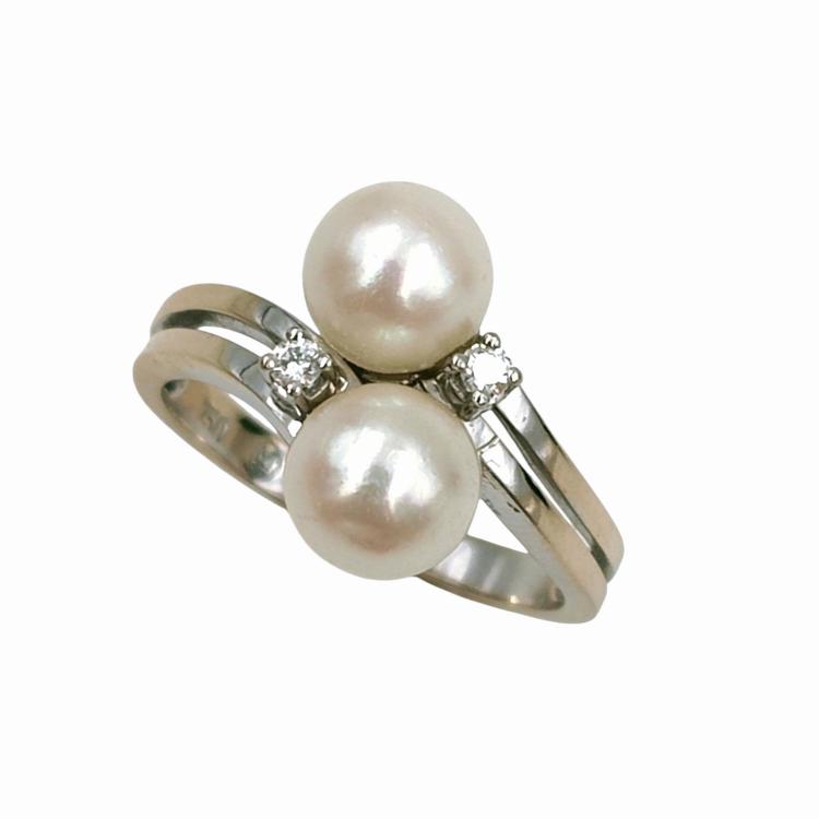 Bague Or Blanc 18 Ct