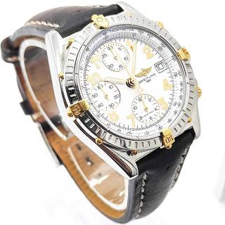 Breitling Chronomat Two Tone White Dial