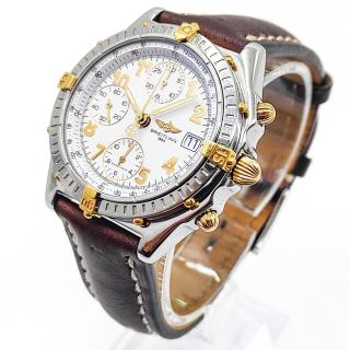 Breitling Chronomat Two Tone White Dial