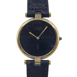 Cartier Vendome Must Vermeil Black Spider Dial