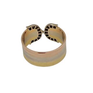 Bague 3 Ors 18 Ct et Diamants