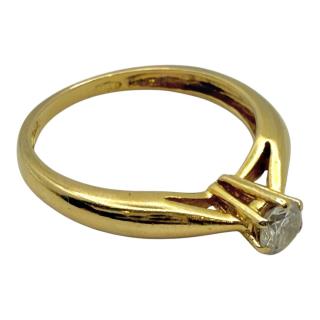 Bague Solitaire Or 18ct