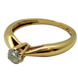 Bague Solitaire Or 18ct