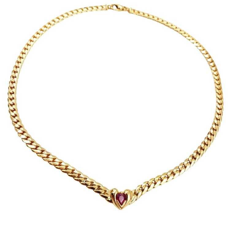 Collier Or Jaune 18 Ct