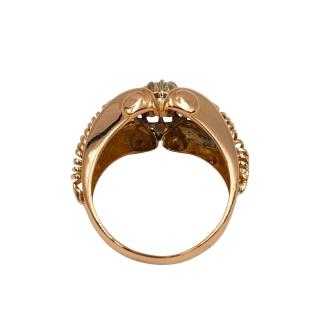 Bague Or Rose 18 Ct & Diamant