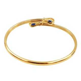 Bracelet Or 18 Ct Saphir&Diamant