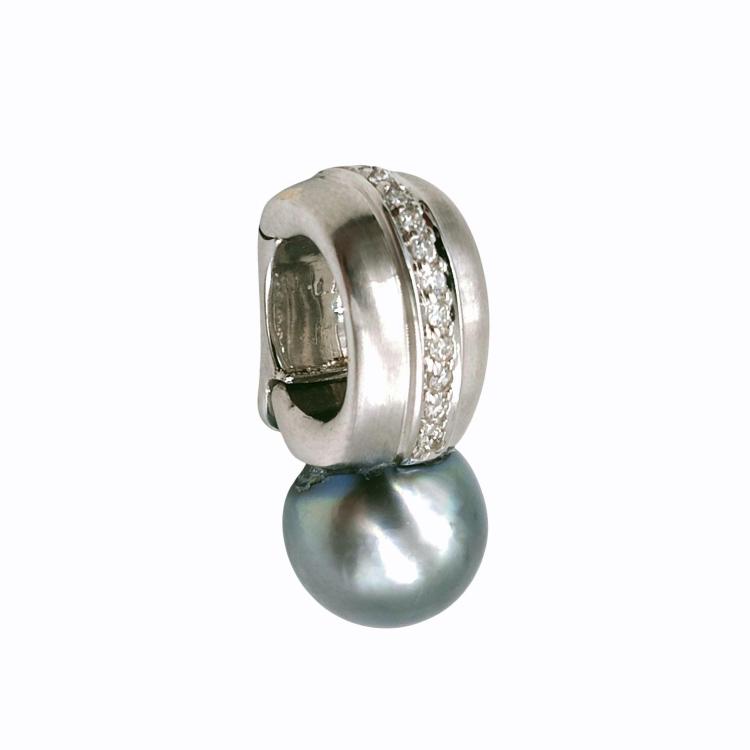 Pendentif Or Blanc 18 Ct