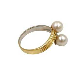 Bague Or Jaune&Blanc 18 Ct
