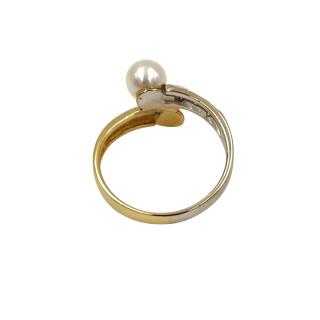 Bague Or Jaune&Blanc 18 Ct