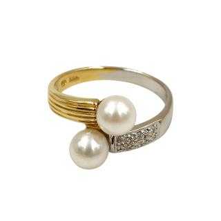 Bague Or Jaune&Blanc 18 Ct
