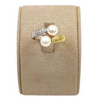 Bague Or Jaune&Blanc 18 Ct